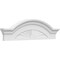 Ekena Millwork Segment Arch W/ Flankers Sunburst Architectural Grade PVC Pediment, 34"W x 9-1/2"H x 2-1/2"P PEDPS034X095SGF01 - alternate 1